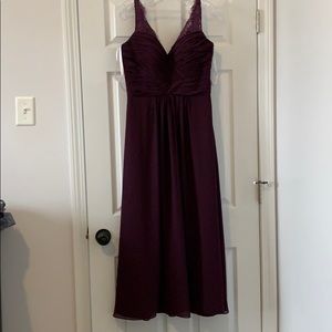 Dark wine-purple formal dress - Christina Wu